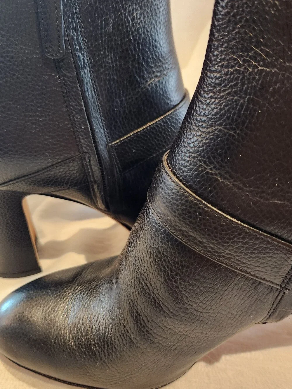 Kate Spade New York Thatcher Black Leather Bootie